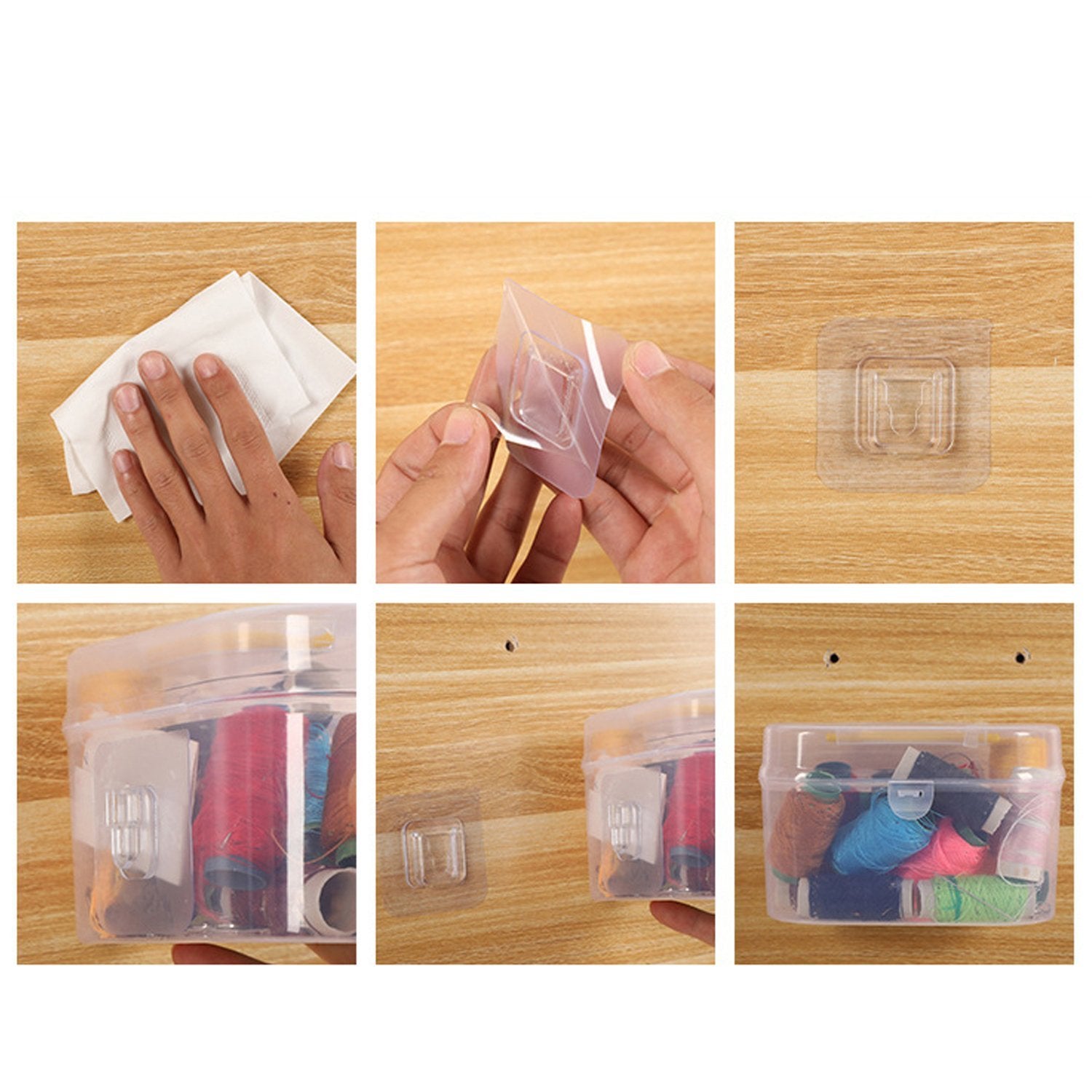 Heavy duty adhesive hooks, 20-pack, perfect for organizing and storage. Heavy duty adhesive hooks, 20-pack, perfect for organizing and storage.
